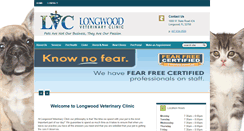 Desktop Screenshot of longwoodvet.com